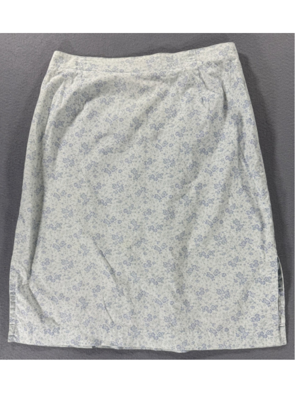 Vtg 90s GAP Factory Store Floral Mini Skirt Size 6 Calico Ditsy Y2K Grunge Slit